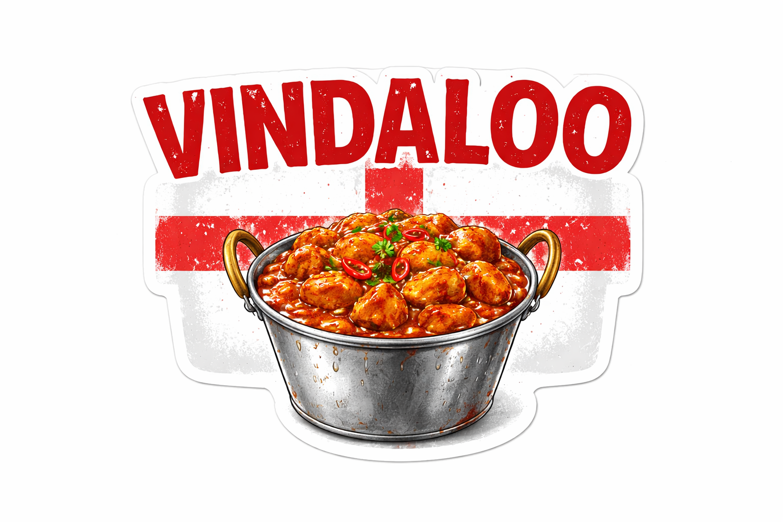 Vindaloo England Sticker