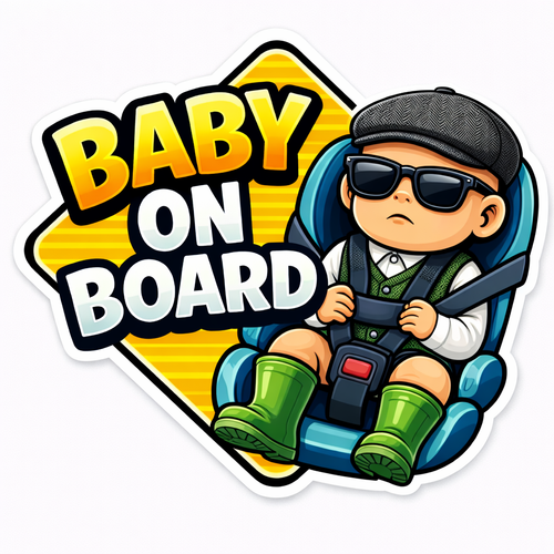 Baby on Board (Green Boots)